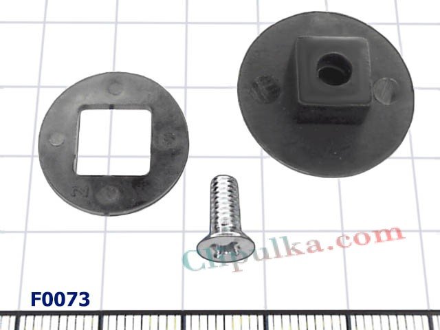 Nakrętka mocowania szyby 857379 Peugeot Citroën - F0073