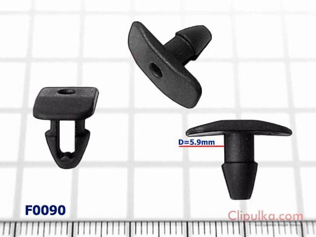 Clips fastening seal the tailgate Peugeot Boxer III - F0090
