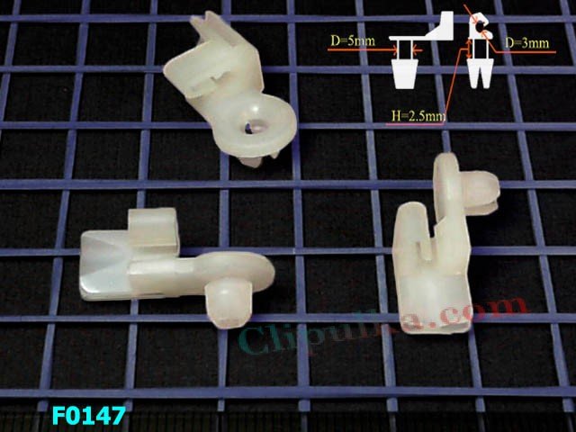 Фиксатор тяги привода двери Peugeot 206 - F0147