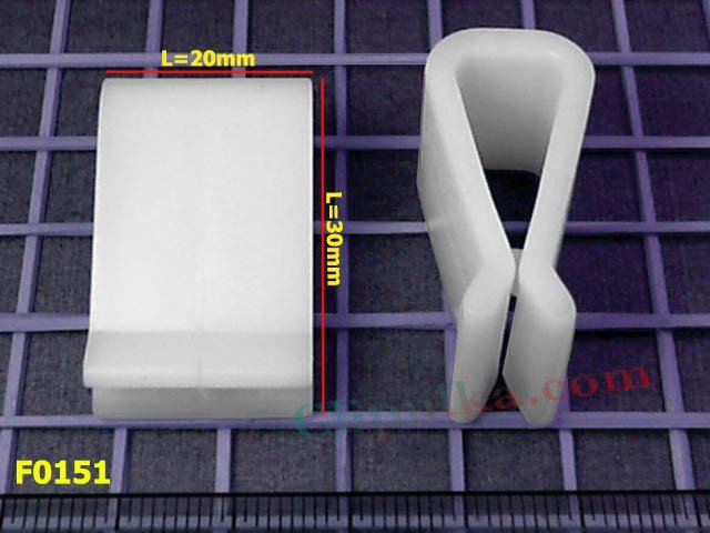 Rocker panel molding clips Citroen C3 - F0151