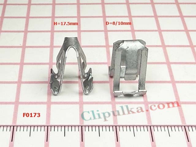 Metal clamp interior trim Citroen - F0173