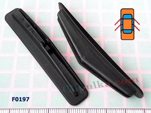 The guide side window Citroen Xantia - F0197