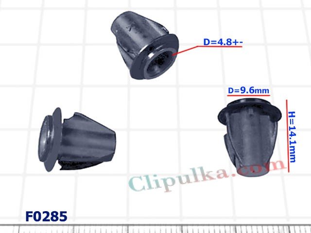 Вставки крепления эмблемы и накладек декоративных Dacia Sandero - F0285