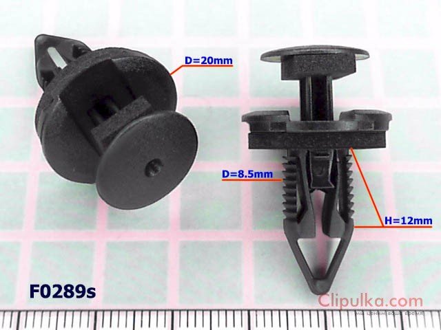 Piston pressure D=8.5 mm - F0289s