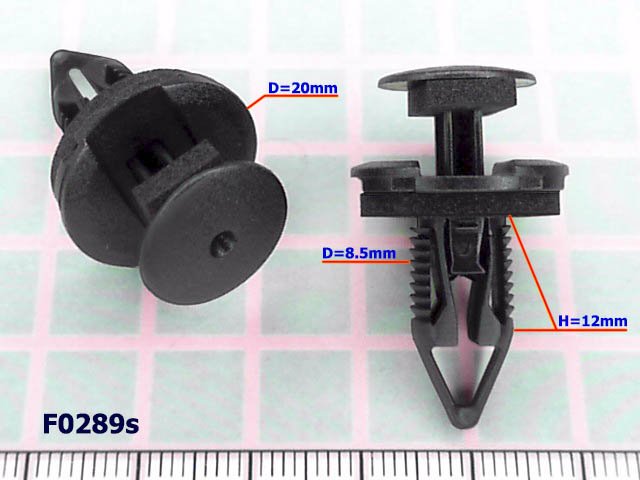 Клипсы D=8.5mm Dodge - F0289s