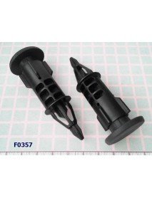 Boot tailgate stopper clips Renault Clio III - F0357