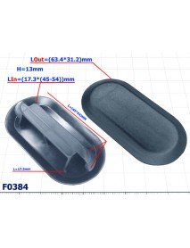 Заглушка пластиковая D=17/(45-54)mm Lada-ВАЗ - F0384