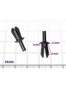 Seat rivet clip D=6 mm - F193