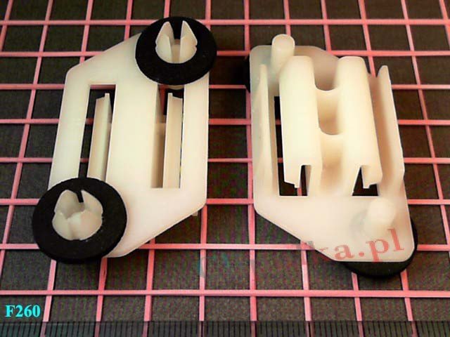 Clips of side moldings Iveco Daily - F260