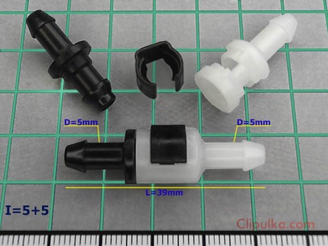 Foldable connector 5mm - I=5+5