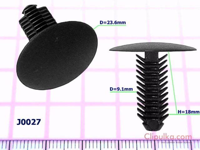 Choinka czarna D=9.1mm - J0027
