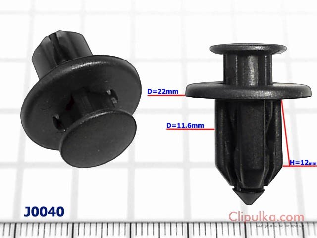 Kołek rozporowy D=11.6 mm Subaru - j0040
