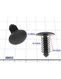 Choinka czarna D=7.6mm - J0053