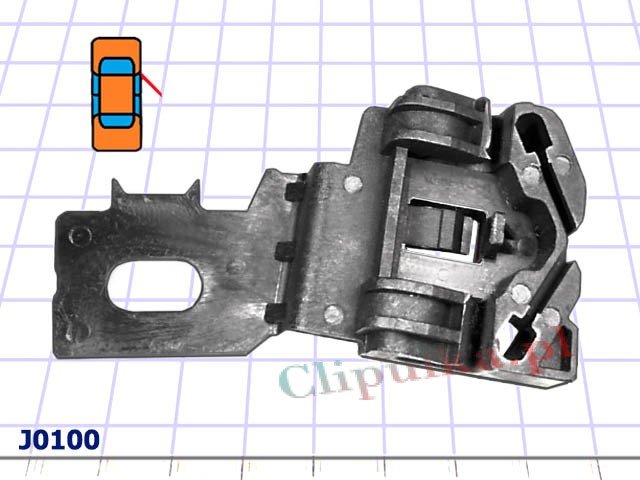 Каретка переднего стеклоподъемника Nissan Primera P12 - J0100