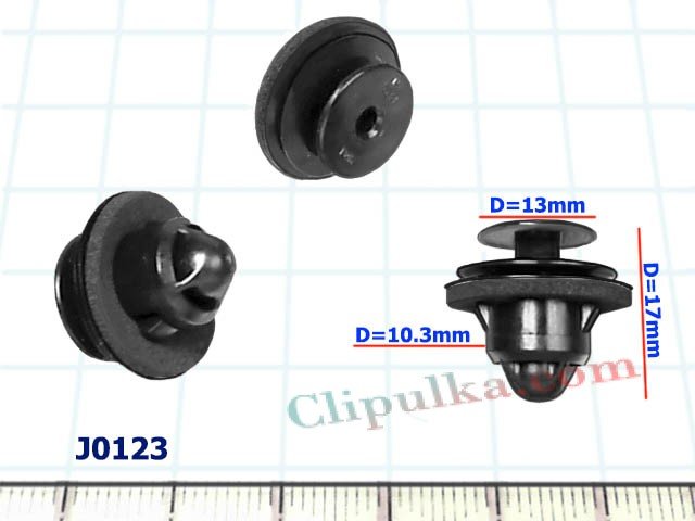 Pistons fastening lining rear bumper Nissan ALMERA (N16E) - J0123