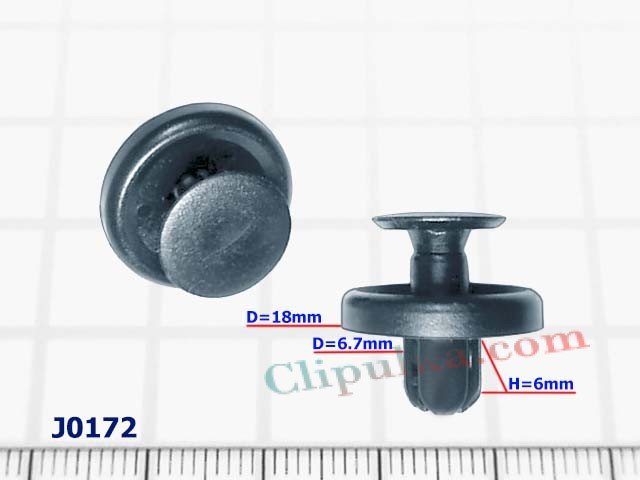 Пистоны крепления  подкрылков Toyota - J0172