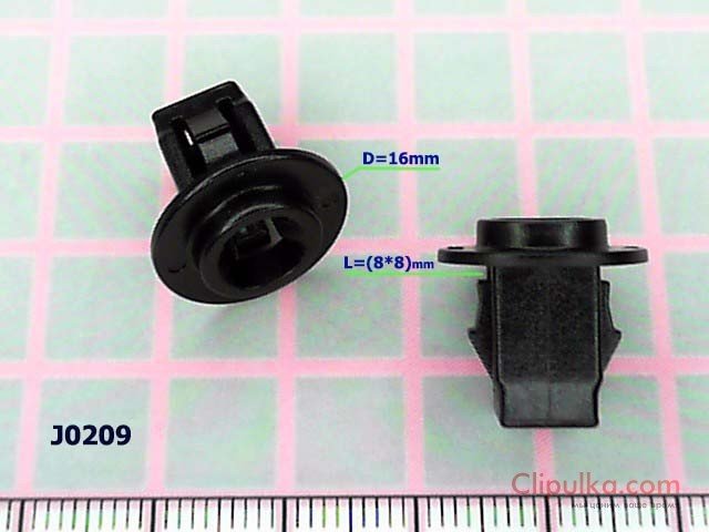 Clip mounting pads overlay fender Nissan ARMADA II - J0209