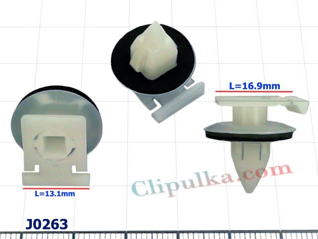 Клипсы крепления молдинга Land Cruiser J80 - J0263