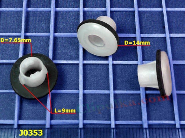 Spinki mocowania listew progowych, poszerzeń błotników, listwy bocznej Infiniti - J0353