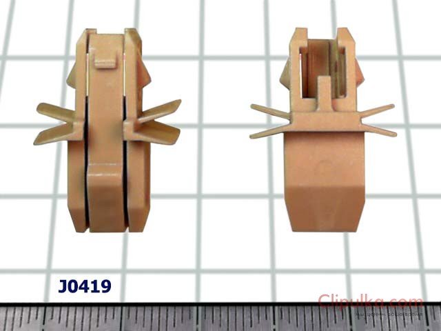 Пистоны крепления решетки радиатора Subaru Impreza - J0419
