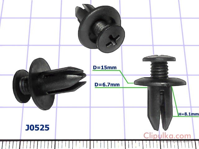 The pistons D=6.7mm GMC - J0525