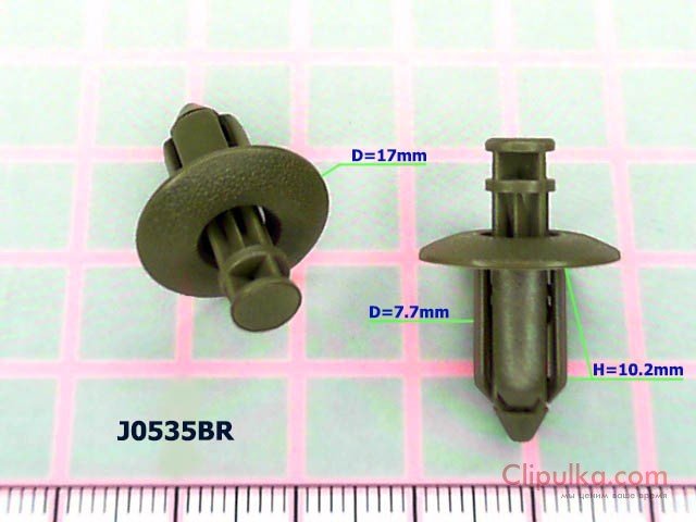 Kołek rozporowy D=7.7mm Mitsubishi - J0535BR