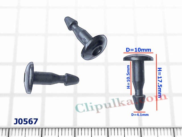 Cowl grille clips Nissan MICRA (K11) - J0567