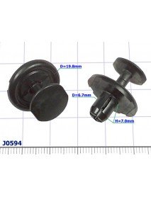 Пистон нажимной D=6.7mm - J0594