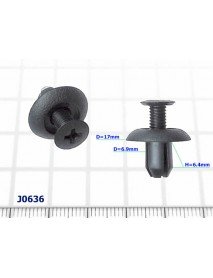 Пистон нажимной D=6.9mm - J0636