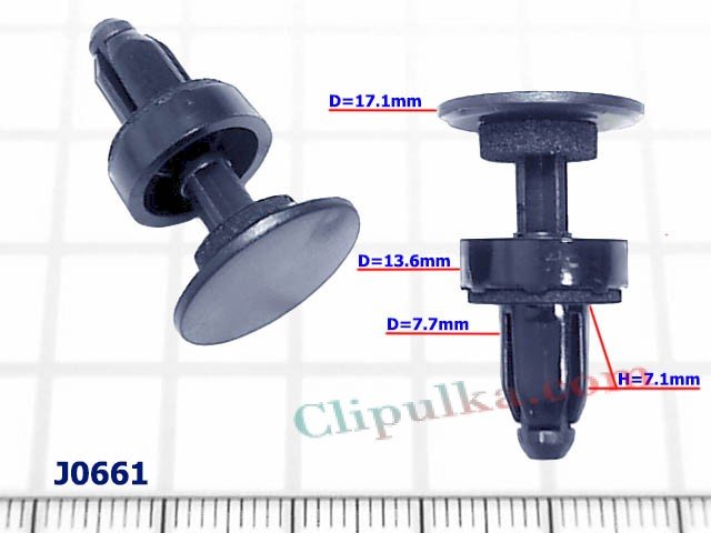 Cowl grille clips Honda - J0661