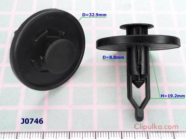 Bumper components clips D=8.8 mm Toyota - J0746