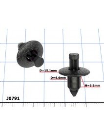 The pistons D=6.6mm - J0791