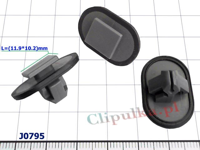 Rocker panel molding clips, side moldings clips, fender extensions clips Hyundai Santa Cruz - J0795