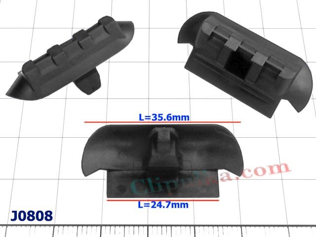 Клипсы крепления уплотнителя двери Toyota FORTUNER - J0808