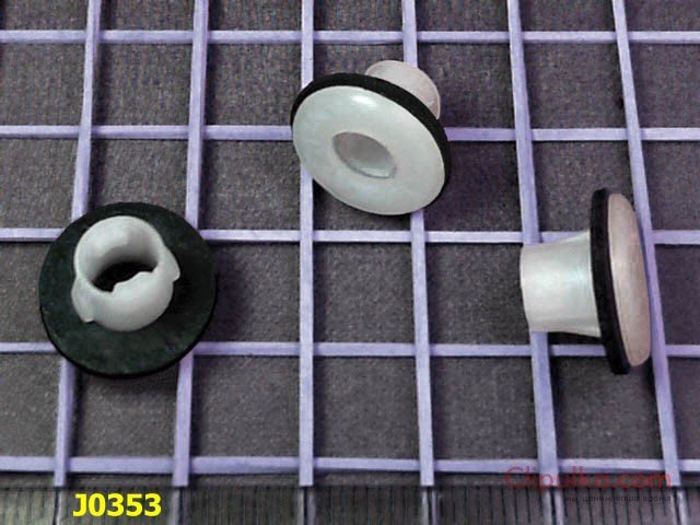 Rocker panel molding clips, side moldings clips, fender extensions clips Nissan - J353