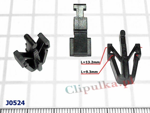 Radiator grille clips Mitsubishi Montero Sport - J524