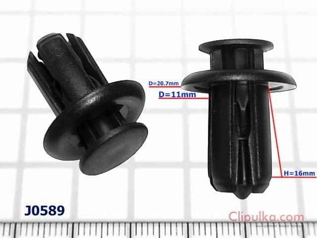 The pistons D=11 mm - J589