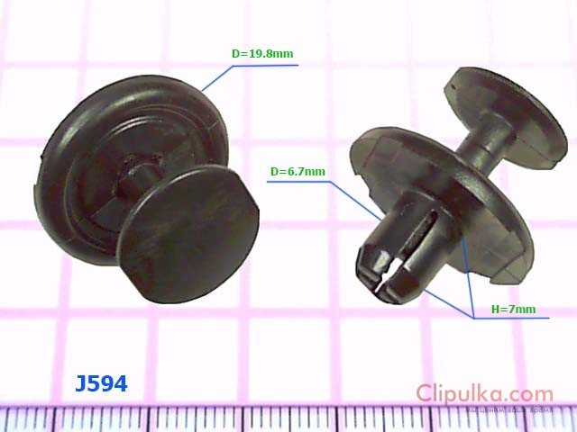 The pistons D=6.7mm - J594
