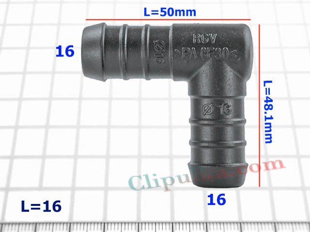Соеденитель 16mm - L=16