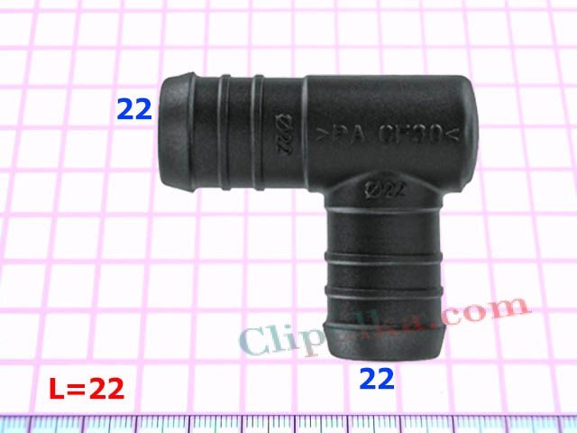 Соеденитель 22mm - L=22