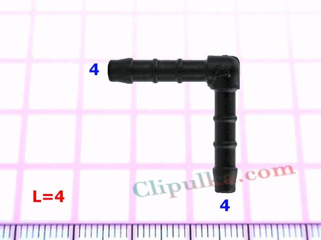 Соеденитель 4mm - L=4