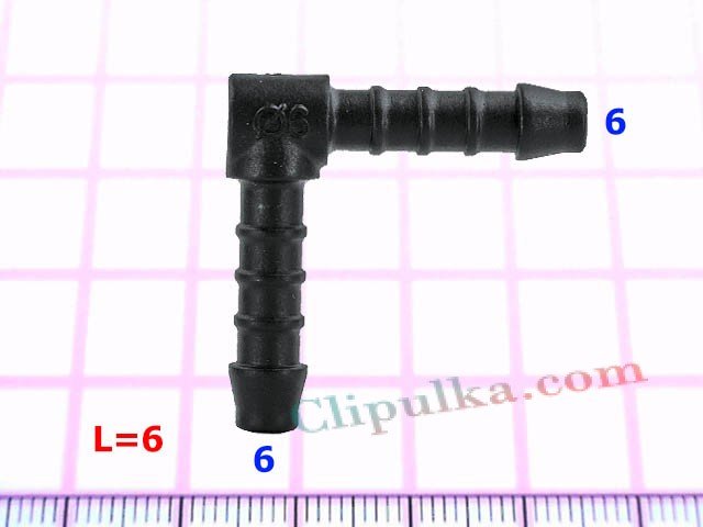 Соеденитель 6mm - L=6