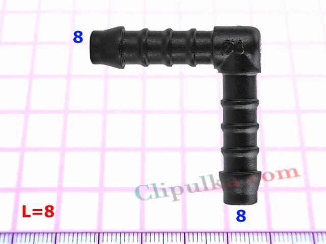 Соеденитель 8mm - L=8