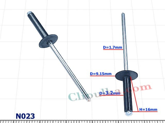 Nit aluminiowy anodowany fi 3.2 mm - N023