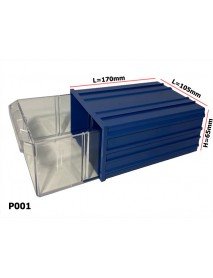 Pojemnik modułowy szufladkowy (wysoka jakość) - P001