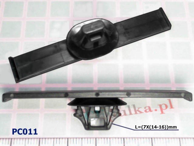 Clamp plastic universal L=(7X(14-16))mm Toyota - PC011