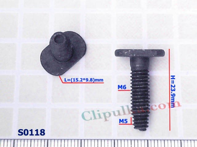 Spinki mocowania listwy na tylnej klapie Toyota SIENNA - S0118