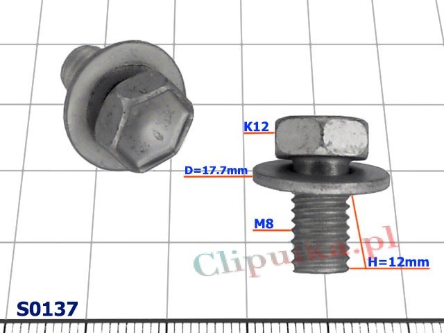 Śruba M8 - S0137