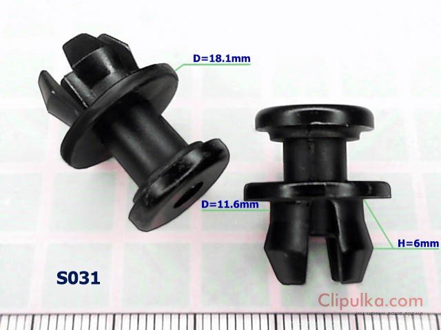 The pistons D=11.6 mm - S031