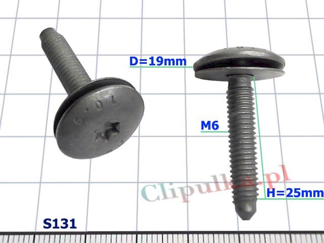 Bolt M6 BMW - S131